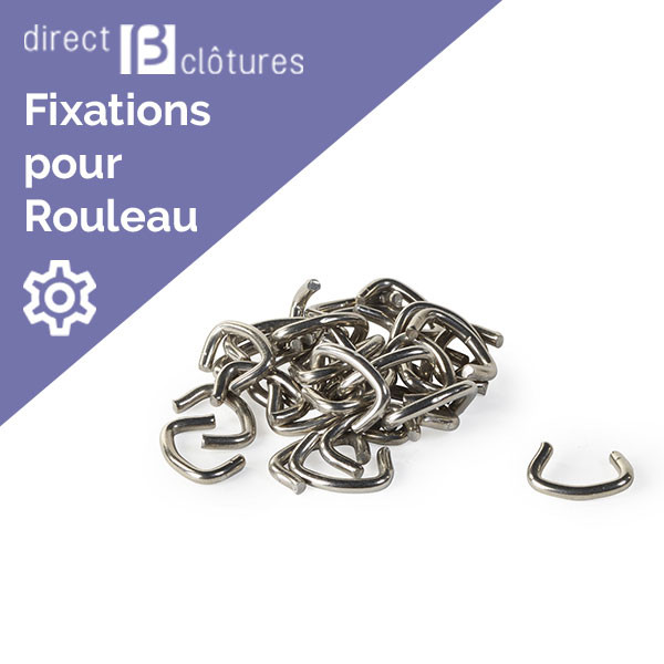 Lot clips fixation grillage - Provence Outillage