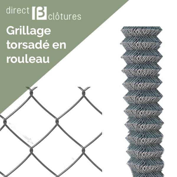 Grillage simple torsion galvanisé - Clôture Arès